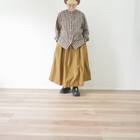２色＊レディース＊TIGRE BROCANTE-ティグルブロカンテ-オンブレチェック Lil Frill ロングスリーブシャツ