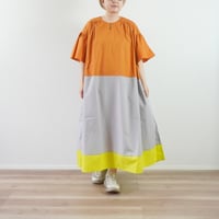 ＊レディース＊KELEN-ケレン-カラーブロックデザインワンピース