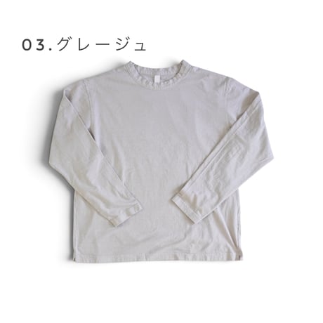 ３色＊レディース＊prit-30/1リサイクルムラ糸天竺 クルーネックプルオーバー（P90771）