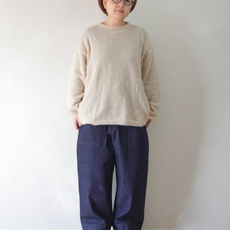 2色＊ユニセックス＊ TIGRE BROCANTE -ティグルブロカンテ- Babyアルパカ TB長袖セーター