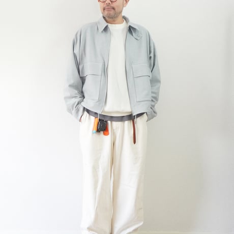 ＊ユニセックス＊amne-アンヌ- WARM GABARDINE useful blouson amn-BL-024／Heather
