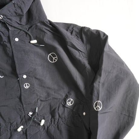 ＊ユニセックス＊[THRIFTY LOOK] DOODLE SNOW PARKA / BLACK