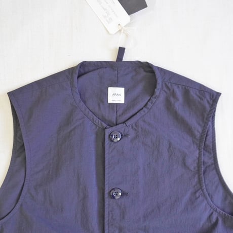 ２色＊ユニセックス＊ARAN-アラン-リップストップ高密度ナイロンタフタVEST