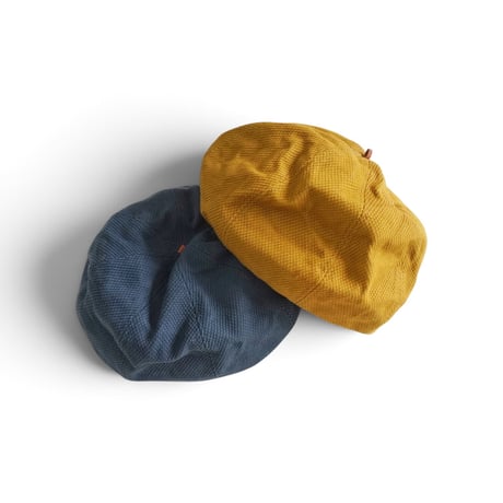 2色goods＊HIGHER -ハイアー- SASHIKO DOBBY BERET