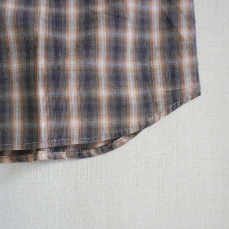 ２色＊レディース＊TIGRE BROCANTE-ティグルブロカンテ-オンブレチェック Lil Frill ロングスリーブシャツ