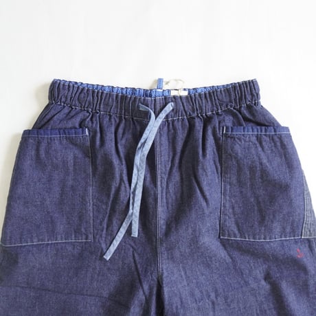 ＊レディース＊快晴堂 -斜めポケットNewころんパンツ (63P-25) インディゴデニム / 7オンスデニム