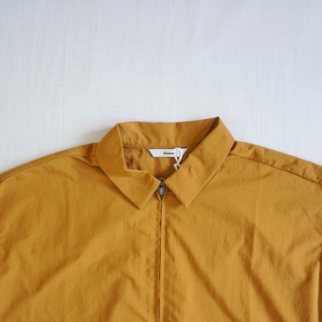 ＊ユニセックス＊amne-アンヌ-NYLON zip park shirts / amn-SH-058 / Gold