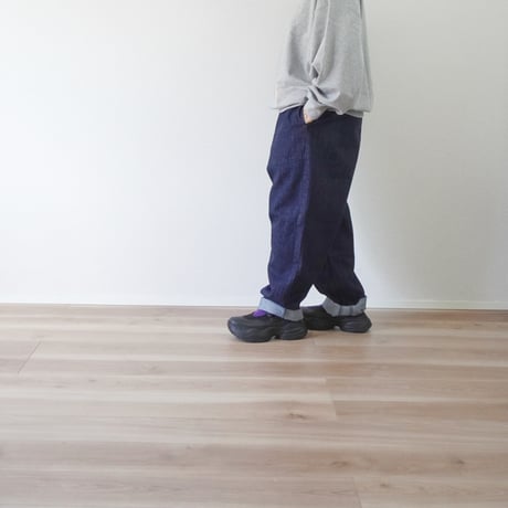 ＊ユニセックス＊TIGRE BROCANTE-ティグルブロカンテ-11.5oz デニム タゴサク ロングパンツ