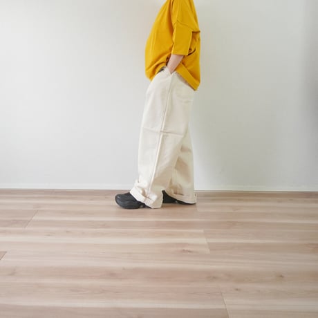 ＊ユニセックス＊ORDINARY FITS-オーディナリーフィッツ-BELL PANTS / エクリュ