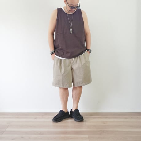 3色ユニセックス＊Nasngwam-ナスングワム-ESSENTIAL TANK TOP