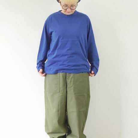 ３色＊レディース＊prit-30/1リサイクルムラ糸天竺 クルーネックプルオーバー（P90771）