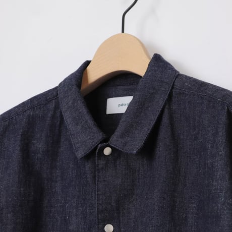 ユニセックス＊pétrole-ペトロール- by amne-アンヌ- 8DENIM farm shirts / Indigo /amn-SH-060
