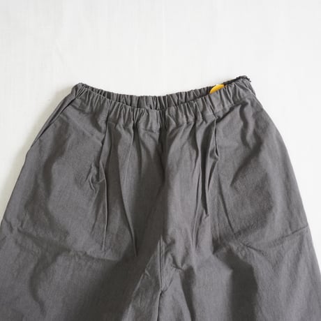 ＊レディース＊Linenya-リネンヤ-CORDURA®︎ 天日干しワッシャー タックワイドパンツ/ベージュとチャコール