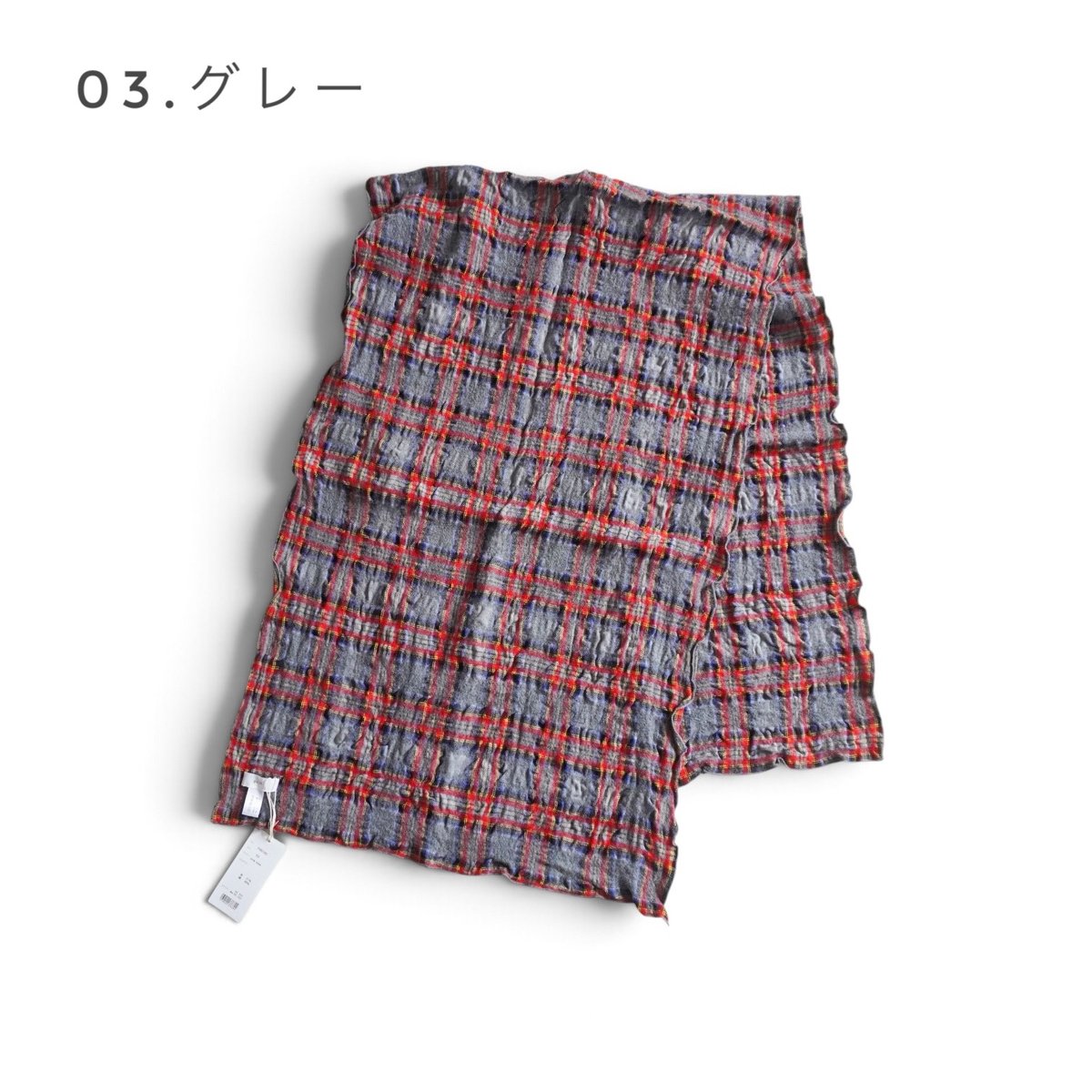 prit -プリット- ウールコットンチェック ストール | 城下町の洋服屋 Rabbit H...