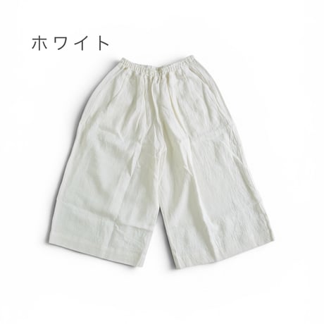 2色＊レディース＊Linen ya-リネンヤ-リネン ワイドキュロット/