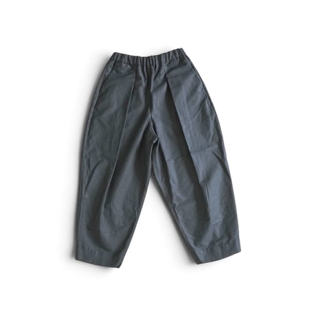 レディース＊結-ゆい-COTTON/LINEN BACK SATIN WIDE TUCK EASY TROUSERS /YWTEP-004/ブラック