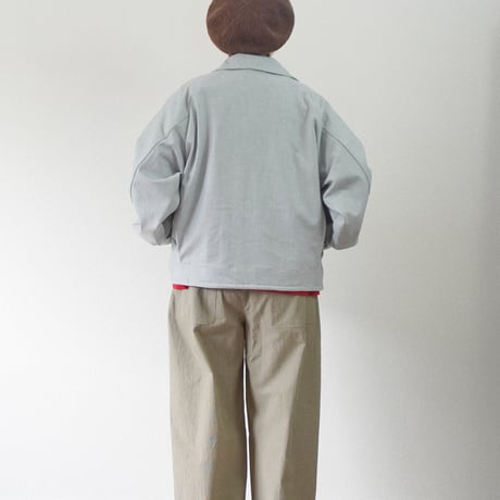 ＊ユニセックス＊amne-アンヌ- WARM GABARDINE useful blouson amn-BL-024／Heather