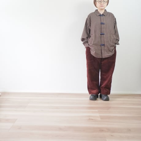 ＊レディース＊TIGRE BROCANTE 5Wコール ミャオ9分丈パンツ