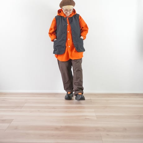 ＊ユニセックス＊BRENA-ブレナ-HOOD WORK SHIRT フードワークシャツ