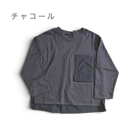 レディース＊ASCOT by yim-アスコット バイ イム-ミリタリーポケット 切り替えプルオーバー
