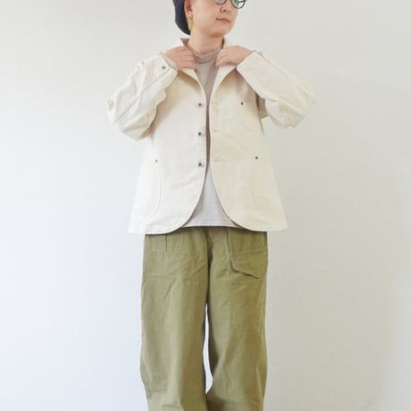 ＊ユニセックス＊ORDINARY FITS-オーディナリーフィッツ-BELL JACKET / エクリュ