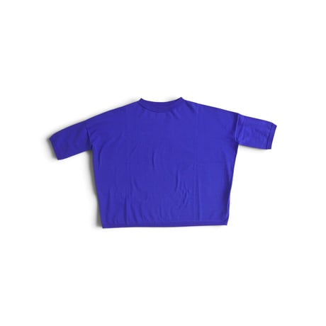 4色＊レディース＊Linen ya by as it is.-リネンヤ- コットンボートネック5分袖ニット