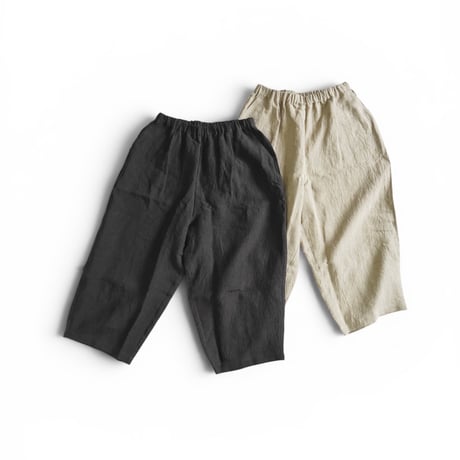 2色＊レディース＊Linen ya-リネンヤ-リネン タックワイドパンツ