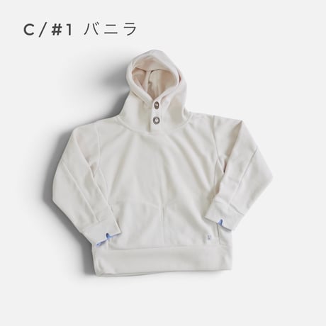 3色＊レディース＊快晴堂 HAYATE 軽くあたたかいインナーフリース フードにしっかりとパラシュート釦パーカー 品番：63C-57