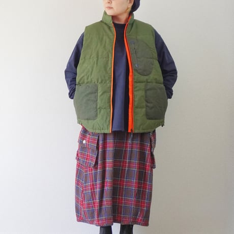 ＊ユニセックス＊ SLOWHANDS -スローハンズ- RCL TENT DOWN VEST