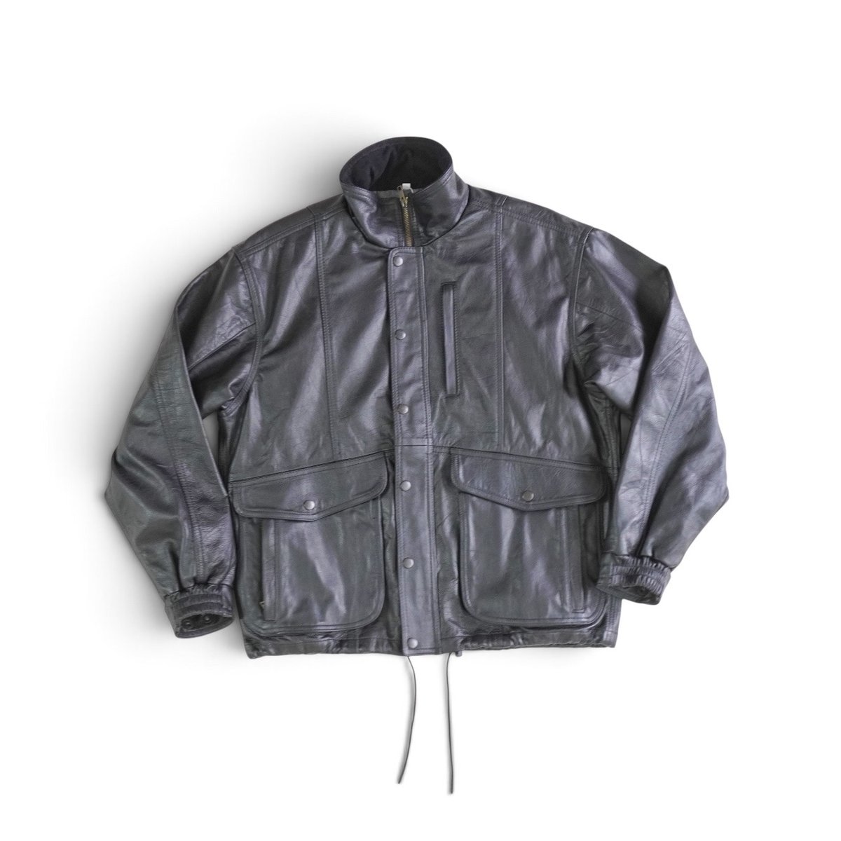ユニセックス＊YOUSED-ユーズド-RETRO BAGGIES LEATHER JKT レ