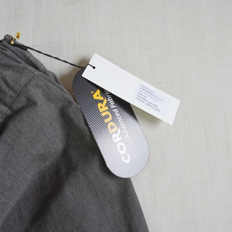 ＊レディース＊Linenya-リネンヤ-CORDURA®︎ 天日干しワッシャー タックワイドパンツ/ベージュとチャコール