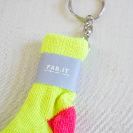 ＊goods＊FAB.IT-ファブイット-ソックスキーチェーン (N-001:SocksKeychain)