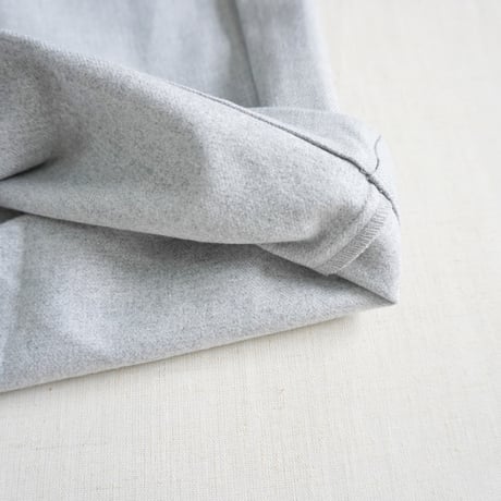 ＊ユニセックス＊amne-アンヌ- WARM GABARDINE wide slacks amn-PT-050／Heather