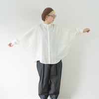 レディース＊結 -yui-（ゆい） ポンチョブラウス COTTON LAWN SILKY SOFT/YPBL-002/オフホワイト