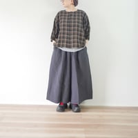 ＊レディース＊Linen ya-リネンヤ-リネン ワイドパンツ/ネイビー