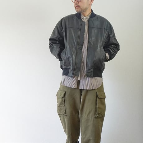＊ユニセックス＊ yoused -ユーズド- Leather Bomber JKT（MA-1）