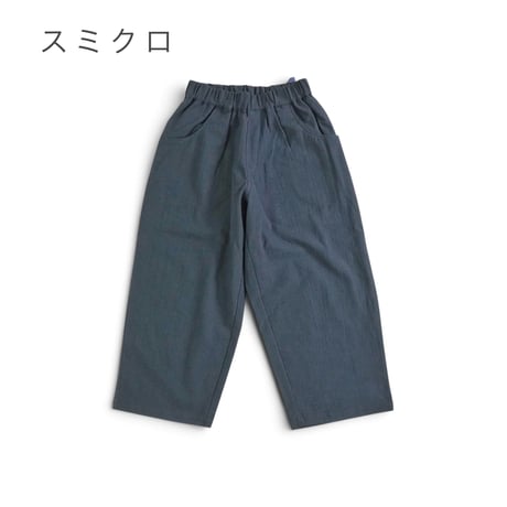 ＊ASCOT by yim-アスコットバイイム-コットンリネン ワイド ルルンパンツ