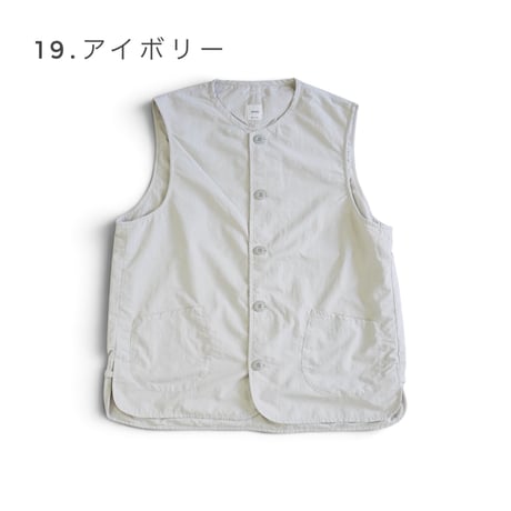２色＊ユニセックス＊ARAN-アラン-ナイロンタッサーVEST