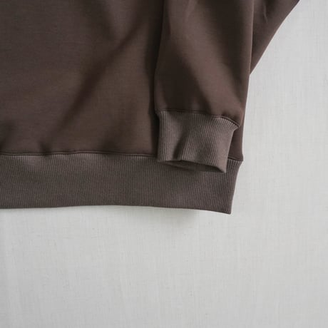 2色＊ユニセックス＊LA MOND-ラモンド-DOUBLE AIR KNIT HIGH NECK SWEAT/LM-C-211-DT