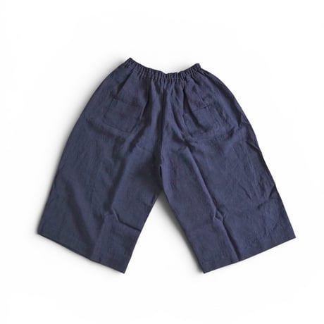 2色＊レディース＊Linen ya-リネンヤ-リネン ワイドキュロット/