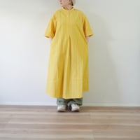 ２色＊ASCOT-アスコット-Rabbit Hutchお願いシリーズ ストライプ ５部袖ドレスワンピース