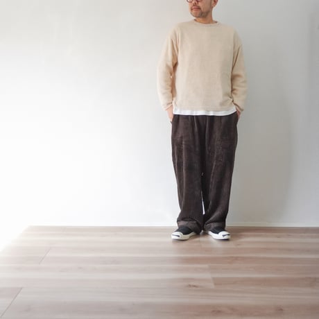 2色＊ユニセックス＊ TIGRE BROCANTE -ティグルブロカンテ- Babyアルパカ TB長袖セーター