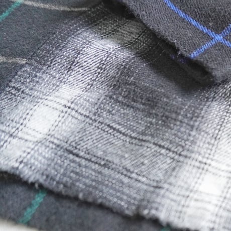 ＊ユニセックス＊DAN RIVER-ダンリバー- WORN OUT PANEL CHECK FLANNEL SHIRT