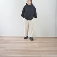 ＊ASCOT by yim-アスコットバイイム-コットンリネン ワイド ルルンパンツ