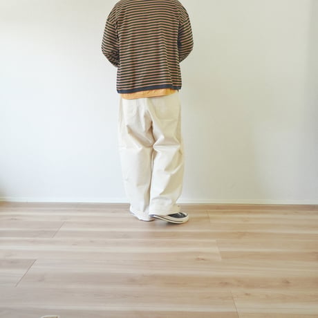 ＊ユニセックス＊ORDINARY FITS-オーディナリーフィッツ-BELL PANTS / エクリュ