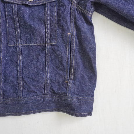 ＊ユニセックス＊pétrole-ペトロール- by amne-アンヌ- NEP DENIM typeⅢ jacket / amn-BL-023 / Indigo