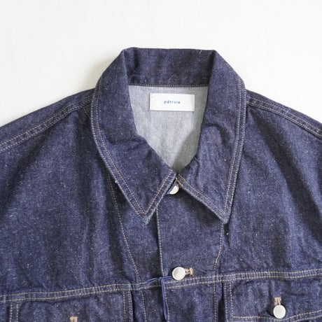 ＊ユニセックス＊pétrole-ペトロール- by amne-アンヌ- NEP DENIM typeⅢ jacket / amn-BL-023 / Indigo