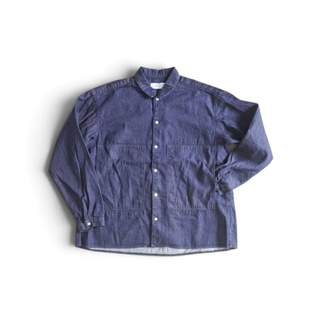 ユニセックス＊pétrole-ペトロール- by amne-アンヌ- 8DENIM farm shirts / Indigo /amn-SH-060