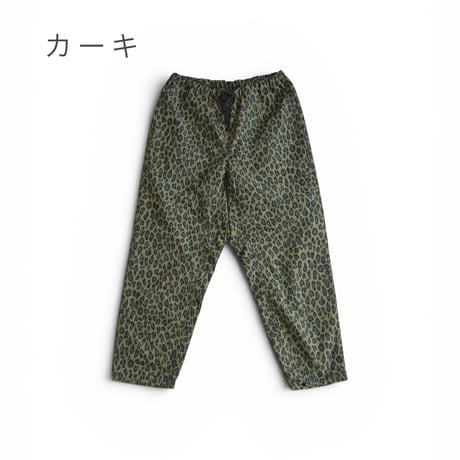 ３色＊ユニセックス＊TIGRE BROCANTE-ティグルブロカンテ-コットンナイロンレオパードタゴサクロングパンツ