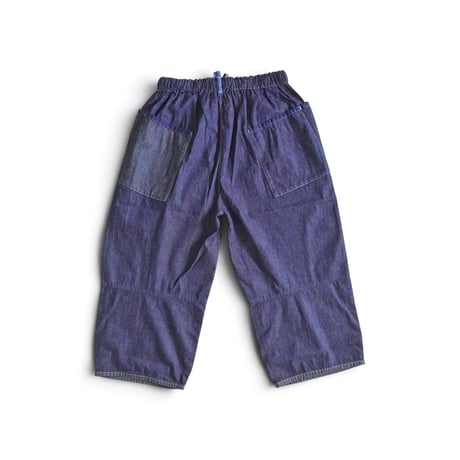 ＊レディース＊快晴堂 -斜めポケットNewころんパンツ (63P-25) インディゴデニム / 7オンスデニム